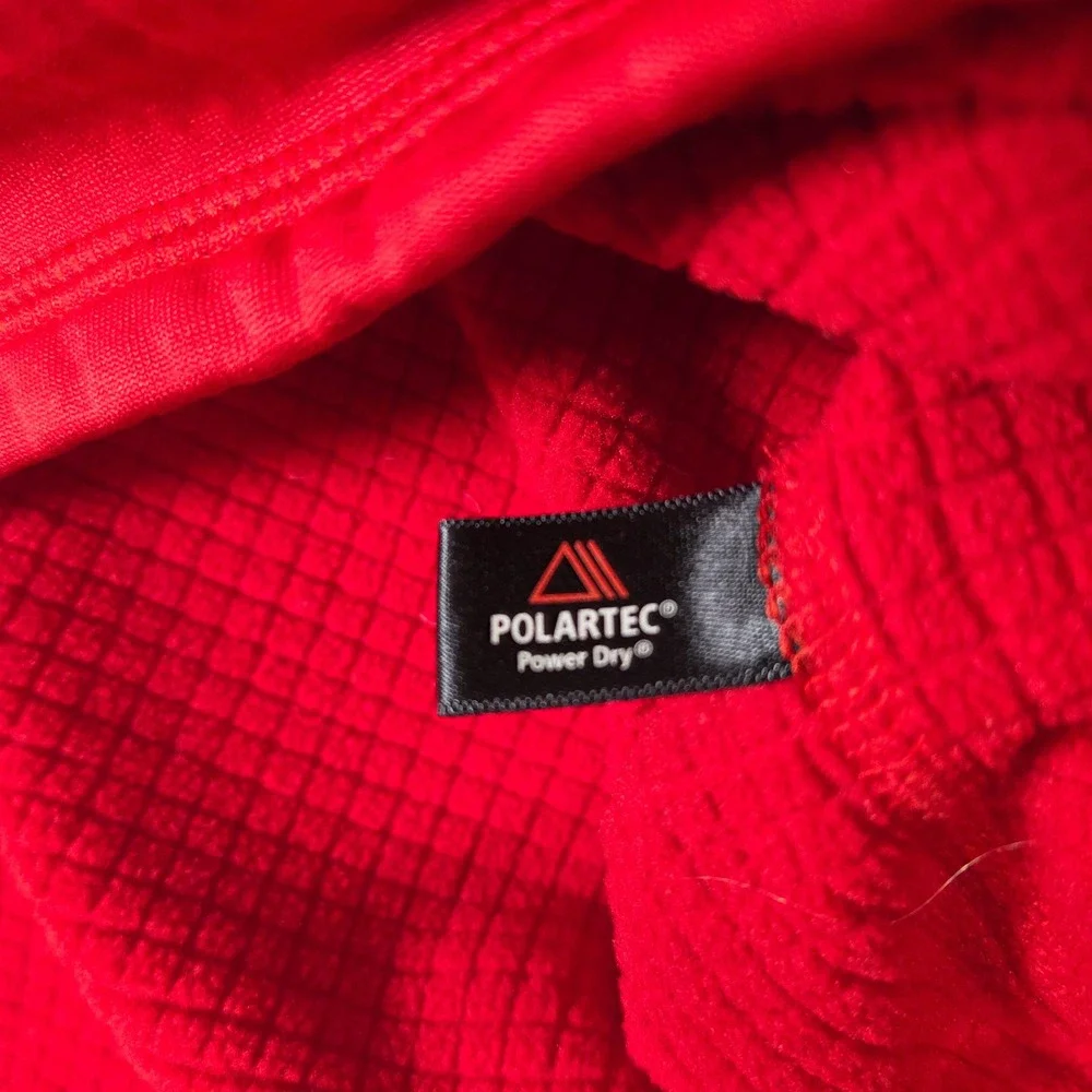 Patagonia R1 Fleece Pullover Mens‎ S Womens Medium Red 1/4 Zip Polartec